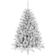 Knstlicher-Weihnachtsbaum-Tannenbaum-Christbaum-mit-Metallfu-150-cm-hoch-wei-0