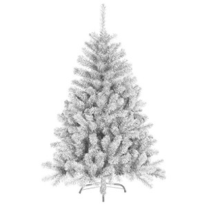 Knstlicher-Weihnachtsbaum-Tannenbaum-Christbaum-mit-Metallfu-150-cm-hoch-wei-0