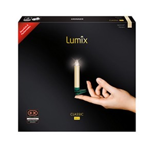 KRINNER-Lumix-Classic-Mini-Basis-Set-12-kabellose-LED-Mini-Christbaumkerzen-mit-Infrarot-Fernbedienung-elfenbein-75422-0