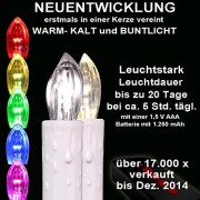 NEUES-MODELL-2015-30er-Set-Warmlicht-Kaltlicht-u-Buntlicht-in-einer-Kerze-klein-leicht-Leuchtstark-bis-zu-20-Tagen-mit-einer-1250-mAh-AAA-Batterie-edler-Facettenschliff-fr-eine-hochwertige-Optik-Kabel-0-0
